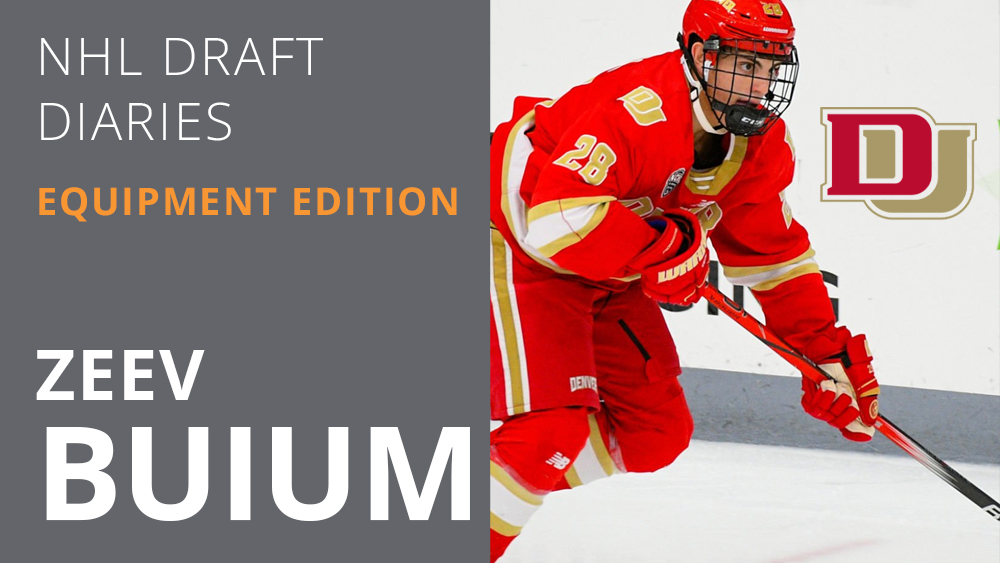 NHL Draft Diaries: Equipment Edition - Zeev Buium