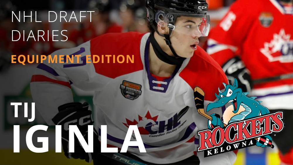 NHL Draft Diaries: Equipment Edition - Tij Iginla
