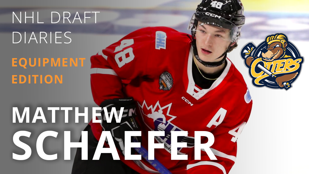 NHL Draft Diaries: Equipment Edition - Matthew Schaefer